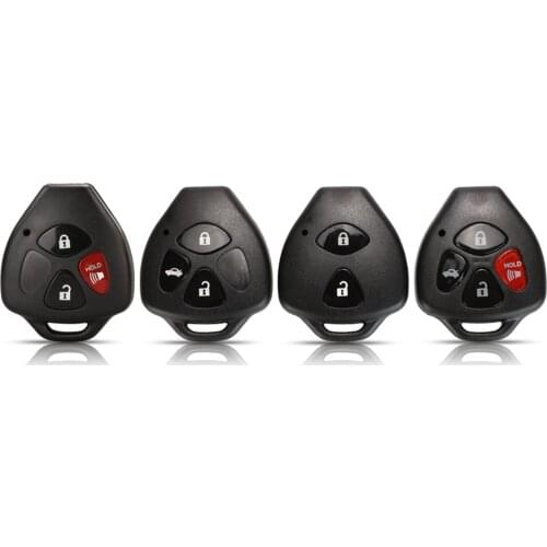 Kutery 20 pcs For Toyota Corolla Camry Reiz RAV4 Crown Avalon Venza Matrix Blank Remote Car Key Case no need cut blade