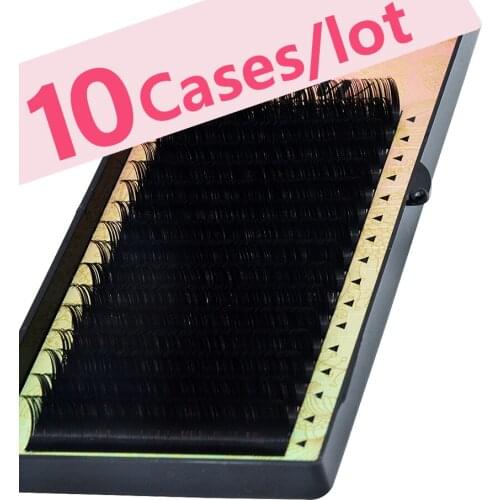 MASSCAKU Eyelash Extension Makeup 8-20mm Faux Mink Individual Eyelash Lash Extension for Professionals Soft Natural Lashes