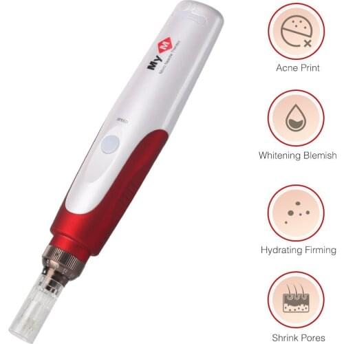 Micro Tiny Needles Skin Tightening Remove Scar Reduce Wrinkles Stretch Marks Removal Device Facial Dr Pen Derma tattoo tool
