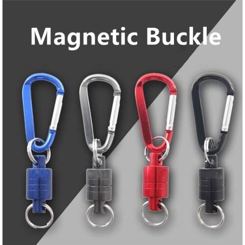 Multifunction Magnetic Buckle Magnetic Mountaineering Buckle KEY CHAIN Outdoor Fishing Mountaineering Anti-loss Rope