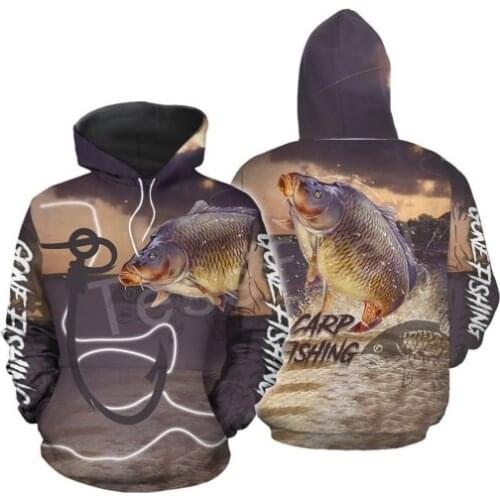 Tessffel New Fashion Animal Marlin Bass Fishing Harajuku casual Pullover 3DPrint Zipper/Hoodie/Sweatshirt/Jacket/Mens Womens s14