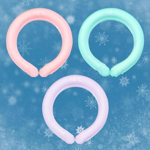 Neck Cooling Ring Summer Heatstroke Prevention Ice Cushion Tube For Outdoor Cycling Running Equipment
