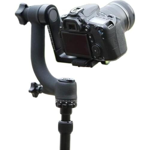 ALLOYSEED 360 Degree Panoramic Gimbal Tripod Ball Head 1/4 Inch Screw w/Quick Release support 20KG for DSLR Camera