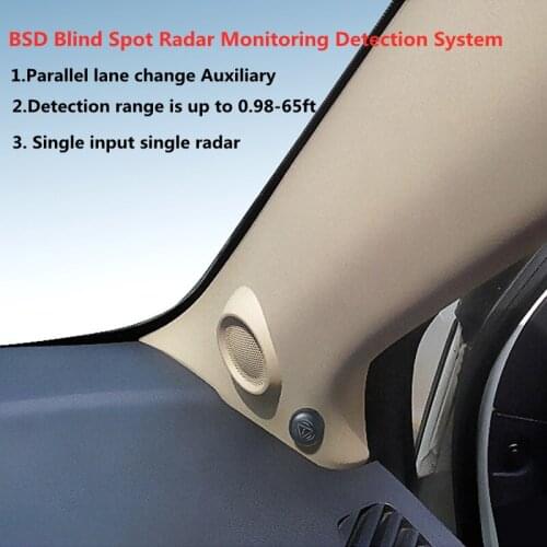 Sportme Car BSD Blind Spot Radar Monitoring Detection System Microwave Lane Changing Reversing Assistance Detection System