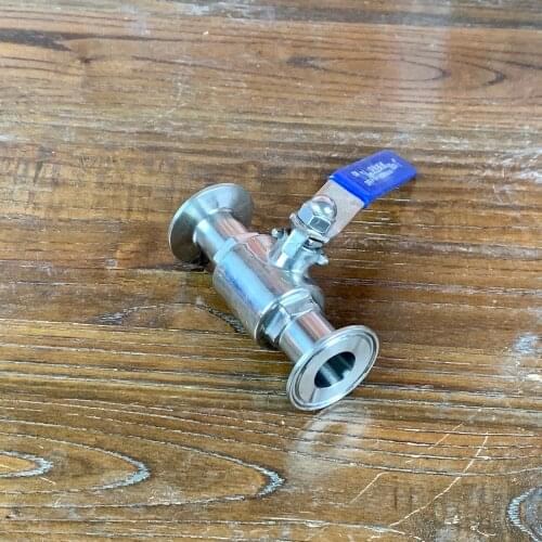 Clamp 2" Ball Valve 2"(51mm) OD64mm Sanitary steel 304