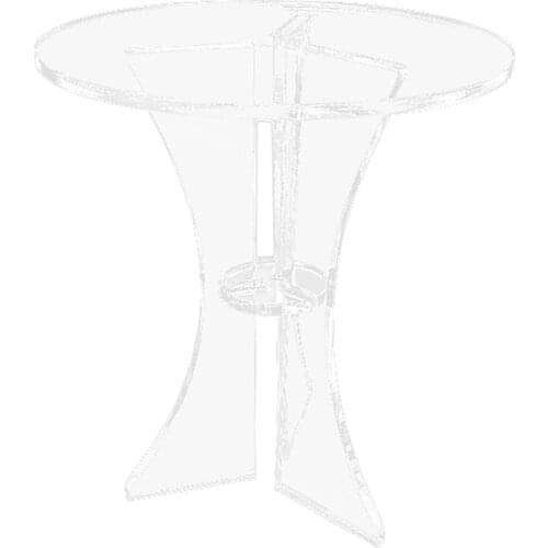 1:6 Miniature Acrylic Table Clear Coffee Table DIY Dollhouse Furniture Accessories