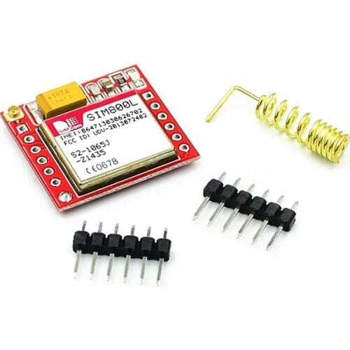 1pcs Smallest SIM800L GPRS GSM Module MicroSIM Card Core Board Quad-band TTL Serial Port