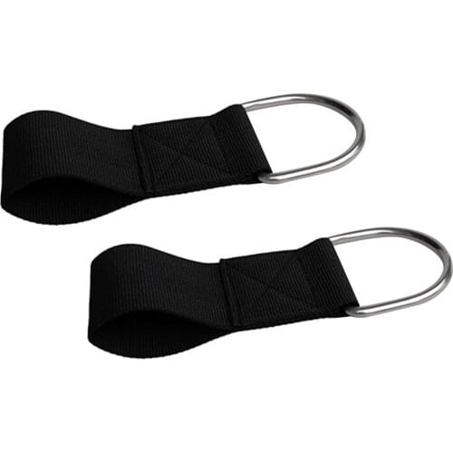 2x Stainless Steel Scuba Diving D Ring 2" 5cm Webbing Weight Belt Attachment