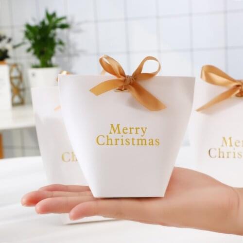 5pcs/lot Christmas party gift candy bags christmas chocolate decoration candy box for Christmas party candy decorations