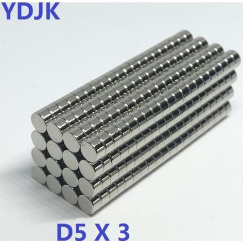 500PCS/LOT Strong Disc Magnet 5*3 N35 NdFeB Magnets 5x3 neodymium magnet 5 x 3