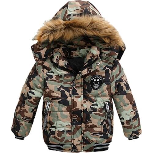 Children Winter Hooded Jacket Fashion Coat Children Winter Jacket Coat Boy Jacket Warm Hooded Kids Clothes куртка подростковая