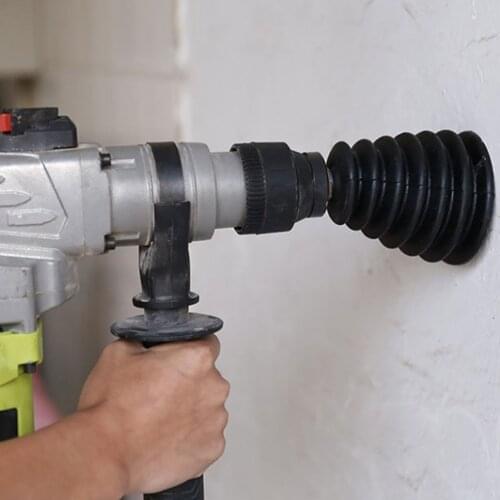 Electric Drill Dust Cover Electric Impact Hammer Silicone Dust Collector Dust-proof Tool Accessories With 4Pcs Rubber Rings