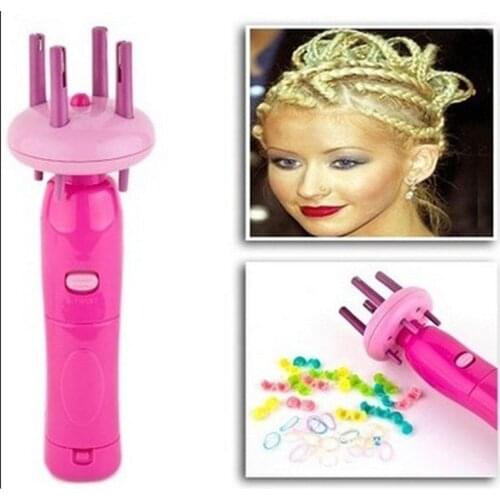Girls Electronic Automatic DIY Stylish Hairstyle Tool Braid Machine Hair Weave Roller Twist Braider Device Kit Gadget for Wome