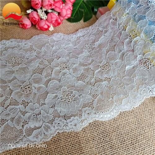 J-2 17cm E1003 white soft elastic DIY garment sewing & fabric handmade material lace underwear accessories
