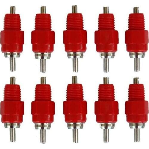 Chicken Nipple Drinker Water Waterfowl Stainless Steel Hen Poultry Feeder Duck Hen Feeder 360 Degree Screw