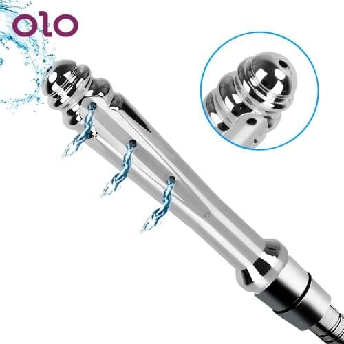 Sex Products Anal Enema Cleaning Shower 7 Holes Side Opening Sex Tools for Couples Vaginal Wash Colonic Douche Nozzle