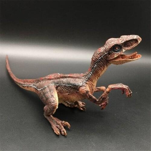 Original Jurassic World 2 Velociraptor Bru Model Toy Simulation Dinosaur Model Figure Merry Christmas Gift Animal Action Figures