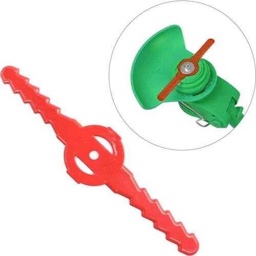 20pcs Lawn Mower Cutters Durable Grass Trimmer Head Blades Plastic Replacement Cut Blade Lawn Mower Cutting Blades Cutter Tool