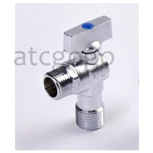 Ball core full open large flow angle valve