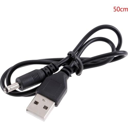 Connector Charger Power Cable Cord 1Pc USB A Male to DC 3.5*1.35mm