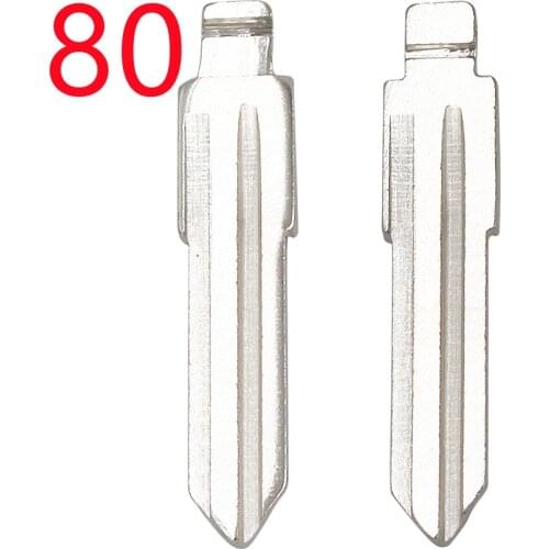 20pcs/lot Universal Flip Remote Key Blade 80# Car Key Blank for Vauxhall Opel Astra Combo Corsa U43 HU46 HU100 YM28 Fly Key