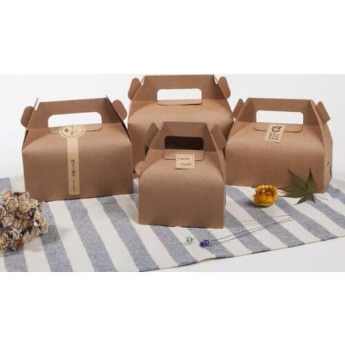 Cake packaging box, large gift boxes with handle white cake box Christmas Cake boxes