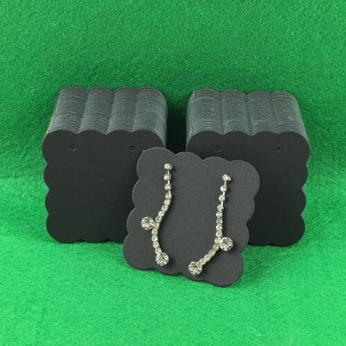 20pcs 5x5cm Vintage Classic kraft eardrop/dangler/earring packaing square shape jewelry display card