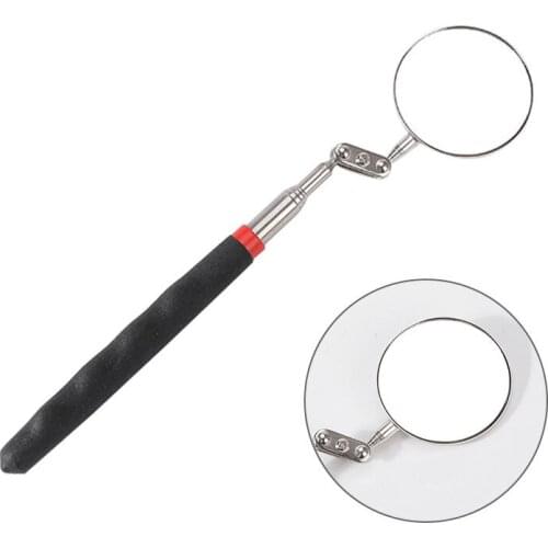 1 Pcs 25-63mm Inspection Mirror Car Telescopic Detection Lens Inspection Round Mirror 360 Degree Repair Tool