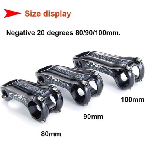 20 degrees 31.8 x 80/90/100mm KRSCT New CNC MTB bicycle stem road mountain bike stem mtb cycling bike parts