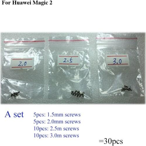 30PCS a set Silver Screw For Huawei Magic 2 mainboard motherboard Cover Screws Repair Parts For Huawei Magic2
