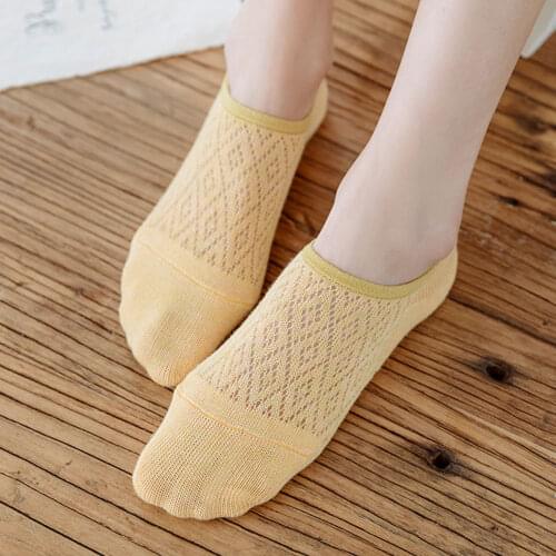 5 Pairs/lot New Fashion Women Girls Spring Summer Socks Style Lace Flower Short Sock Breathable Antiskid Invisible Ankle Socks
