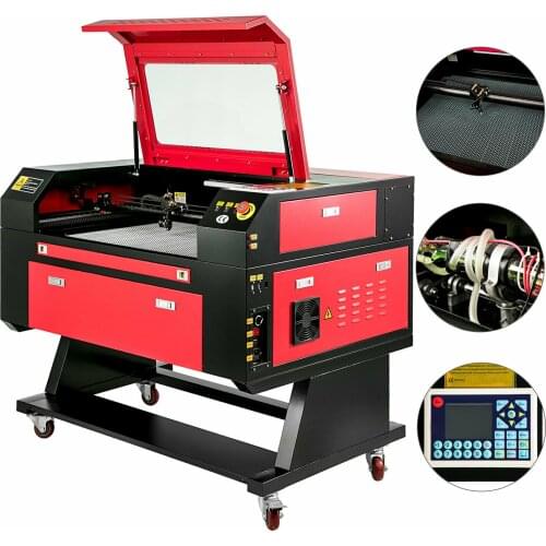 700 × 500MM Laser Engraving And Cutting Machine With 60 Macchian Color Screen Power For Engraving Machine With USB Laser
