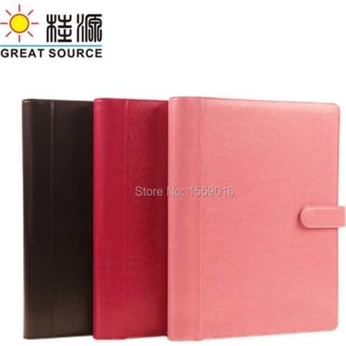 Organizer A4 Compendium Ring Binder Portfolio A4 Multifunctional Leather Business File Folder A4 Organizer With Calculator