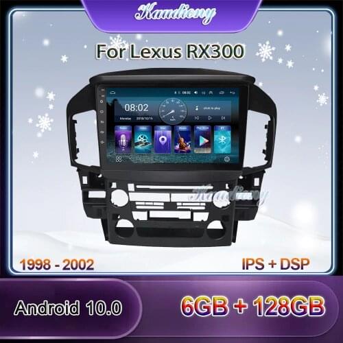 Kaudiony 9" Android 10.0 Car Radio Automotivo For Lexus RX300 Car Dvd Multimedia Player Auto GPS Navigation 4G Stereo 1998-2002
