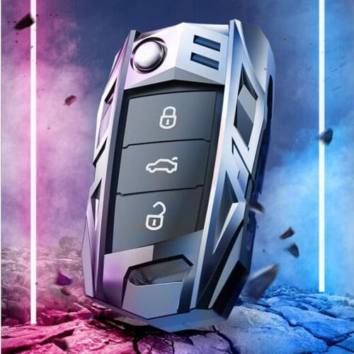Car Remote Key Fob Shell Cover Case Alloy For Volkswagen VW Arteon Tiguan MK2 Passat B7 B8 CC For Skoda Superb A7