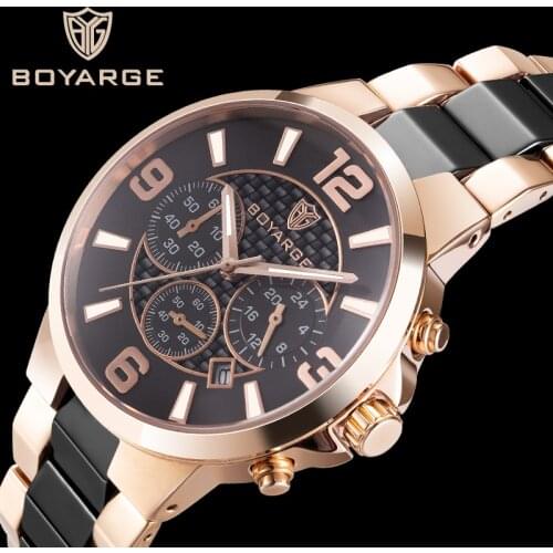 BOYARGE Mens Waterproof Watch