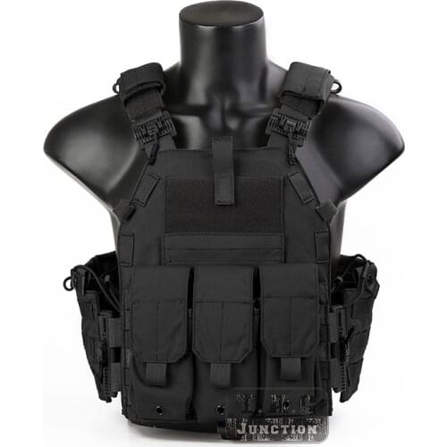 Emerson Tactical LBT-6094K Plate Carrier Assaulter Quick Release Armor Vest High Speed Instant Cummerbund / Shoulder Strap Black
