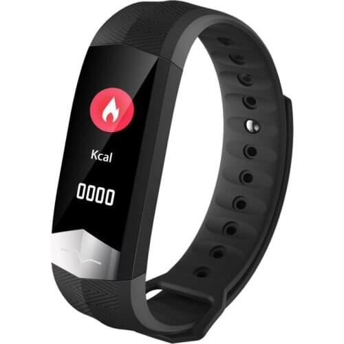 Fitness Tracker Bluetooth Smart Bracelet Message Heart Rate Monitor Blood Pressure Casual Touch Screen LED For IOS Android Phone