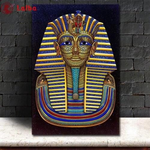 Pictures 5d diamond painting Hot selling home art, Egyptian pharaoh full novelty 2021 mosaic art diamond embroidery