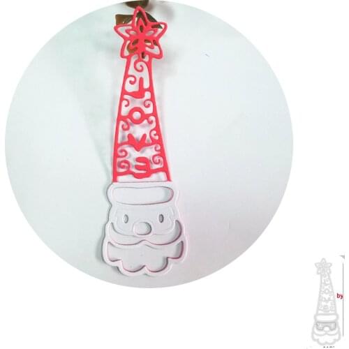 Santa Claus Metal Cutting Dies for Craft Dies Stencil Templates Scrapbooking Embossing Knife Blade Punch Card Dies Cut New