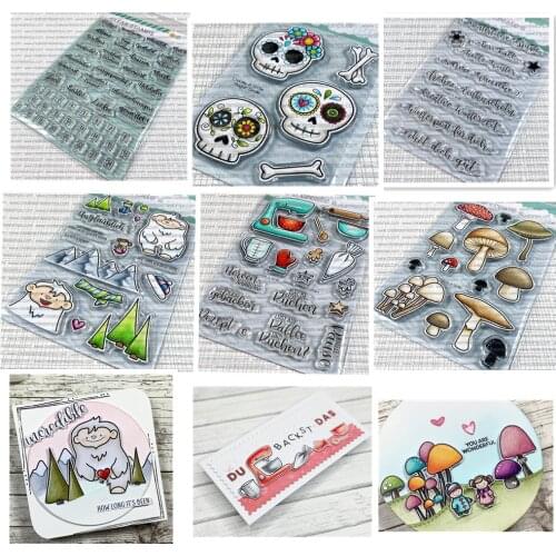 German clear stamp /Seal for DIY scrapbooking/photo album Decorative clear stamp sheets C1090