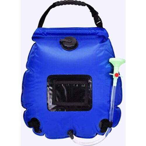New Portable Solar Swimming 20L Water Storage Camping Portable Outdoor Shower Bag Suitable Scene Camping Quadrangle Coach