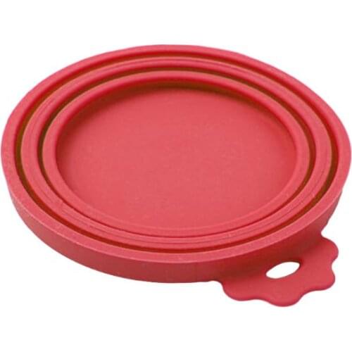 Portable Silicone Dog Cat Canned Lid Pet Food Cover Eco-friendly Practical Storage Lids Fresh-keeping Covers