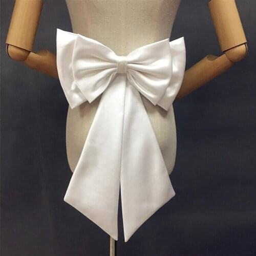 Seperate Satin Bow Wedding Dress Knots Removeable Prom Dresses Satin Knots With Ribbon
