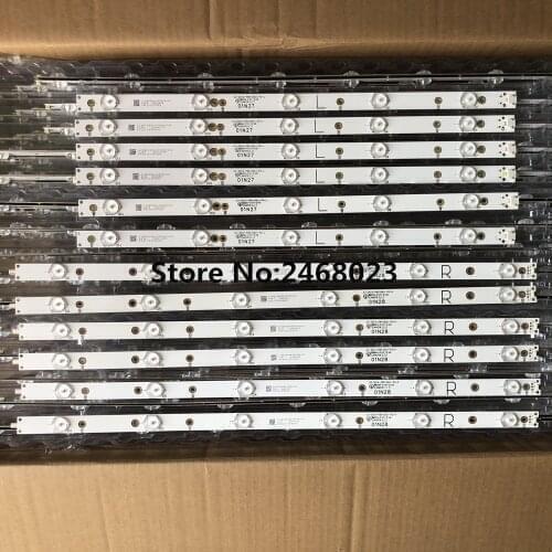 LED Backlight strip 11 lamp For EVTLBM490E0501-AJ-3(L) EVTLBM490E0601-AK-3(R) 49PUK4900/12 TPT490U2-EQYSHM.G