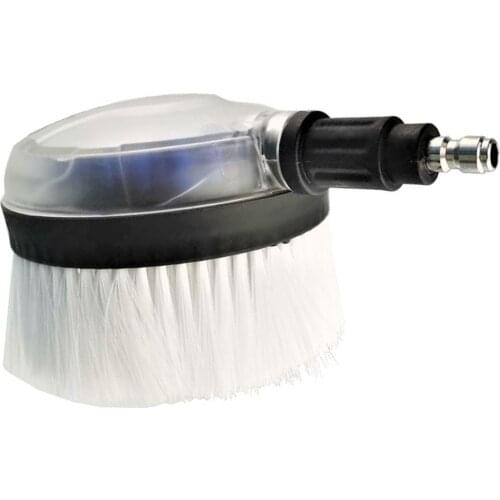 Rotating Cleanning Tool Window Brush Pressure Washer Foam Lance Rotating Brush with 1/4 inch QC Male for Car Wash