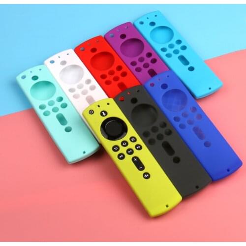 Protective Silicone Case Cover Skin For Amazon Fire TV Stick 4K TV Stick Remote Control Silicone Shell