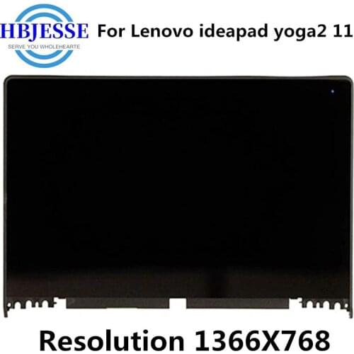 11.6 inch HD IPS LED LCD Display Touch Screen Digitizer Assembly + Bezel For Lenovo IdeaPad Yoga 2 11 20332 20428 20187