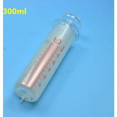 300ml Glass Syringes Large sausage device Glass sample extractor Glass Injector large caliber