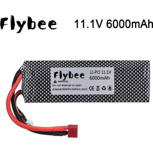 Hight Power 11.1v 6000maH 40C Lipo Batterry For RC Drone Boat Quodcopter Spare Parts 3s 5200mah 11.1v Batteries T/XT60 Plug